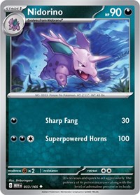 Nidorino (33) - SV: Scarlet & Violet 151 (MEW)