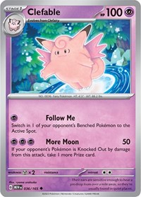 Clefable (36) - SV: Scarlet & Violet 151 (MEW)