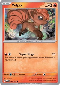 Vulpix (37) - SV: Scarlet & Violet 151 (MEW)