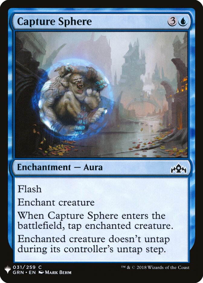 Capture Sphere (GRN-31) - The List (PLST)
