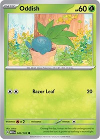 Oddish (43) - SV: Scarlet & Violet 151 (MEW)