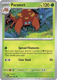 Parasect (47) - SV: Scarlet & Violet 151 (MEW)