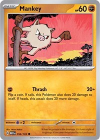 Mankey (56) - SV: Scarlet & Violet 151 (MEW)