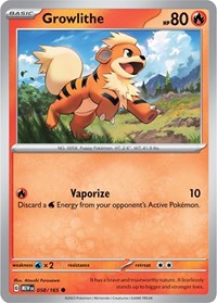 Growlithe (58) - SV: Scarlet & Violet 151 (MEW)