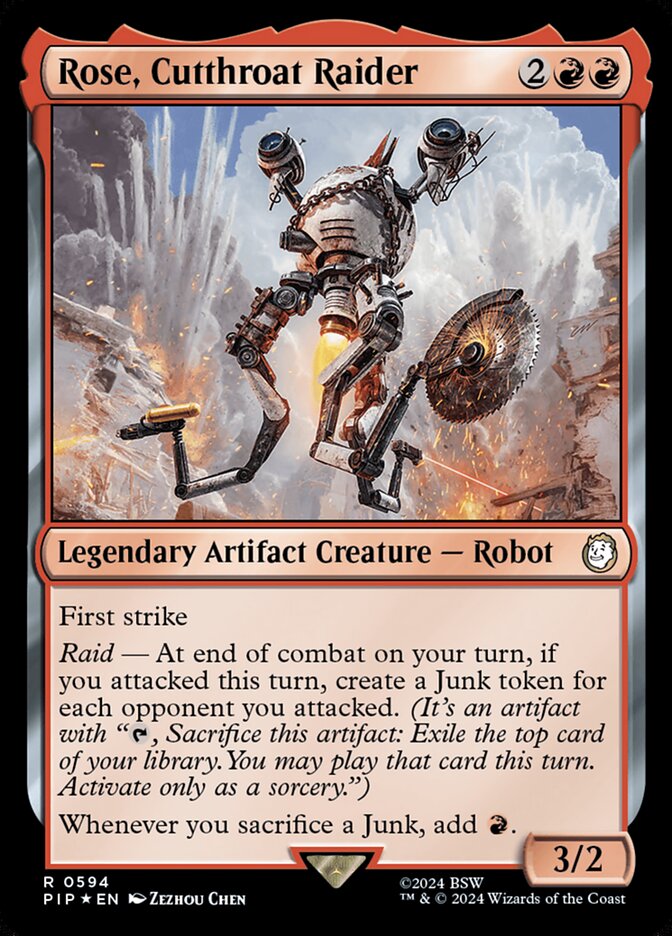 Rose, Cutthroat Raider - [Surge Foil] Fallout (PIP)
