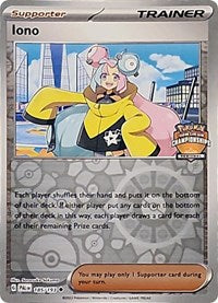 Iono - 185/193 (Regional Championships) (185) - League & Championship Cards (PR)