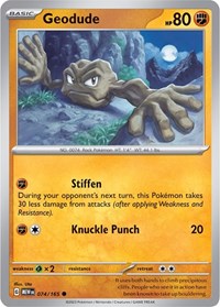 Geodude (74) - SV: Scarlet & Violet 151 (MEW)