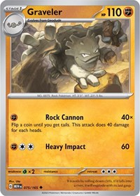 Graveler (75) - SV: Scarlet & Violet 151 (MEW)