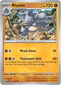 Rhydon (112) - SV: Scarlet & Violet 151 (MEW)