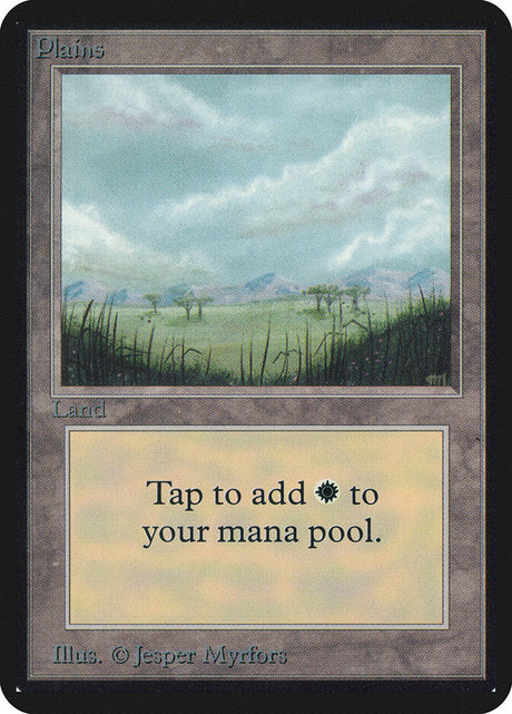 Plains (287) - Limited Edition Alpha (LEA)
