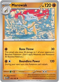 Marowak (105) - SV: Scarlet & Violet 151 (MEW)