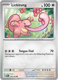 Lickitung (108) - SV: Scarlet & Violet 151 (MEW)