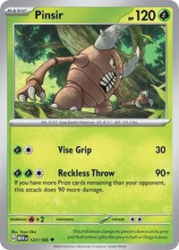 Pinsir (127) - SV: Scarlet & Violet 151 (MEW)