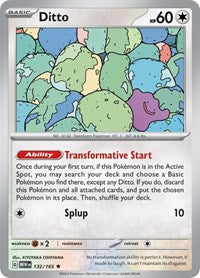Ditto (132) - SV: Scarlet & Violet 151 (MEW)