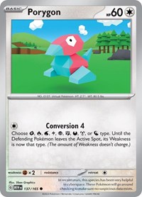 Porygon (137) - SV: Scarlet & Violet 151 (MEW)