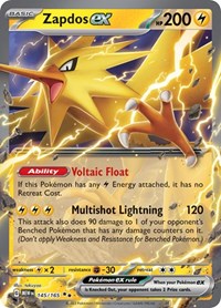 Zapdos ex (145) - SV: Scarlet & Violet 151 (MEW)