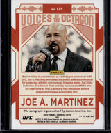2022 Donruss Optic UFC #125 Joe A. Martinez Signatures Blue