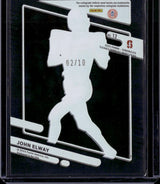 2023 Panini Chronicles Draft Picks #12 John Elway Clearly Donruss Gold #/10