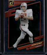 2023 Panini Chronicles Draft Picks #12 John Elway Clearly Donruss Gold #/10