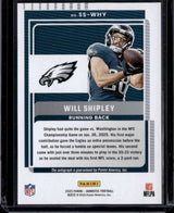 2025 Donruss #SS-WHY Will Shipley Signature Series Red #/5