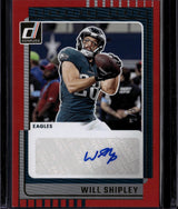 2025 Donruss #SS-WHY Will Shipley Signature Series Red #/5