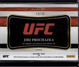 2022 Panini Select UFC  Jiri Prochazka Octagon Action Signatures Blue /49