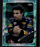 2021 Topps Chrome Sapphire Formula 1 Sergio Perez Aqua /99