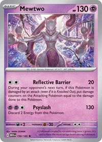 Mewtwo (150) - SV: Scarlet & Violet 151 (MEW)
