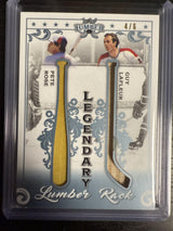 2021-22 Leaf Lumber Pete Rose / Guy Lafleur Legendary Lumber Rack /6