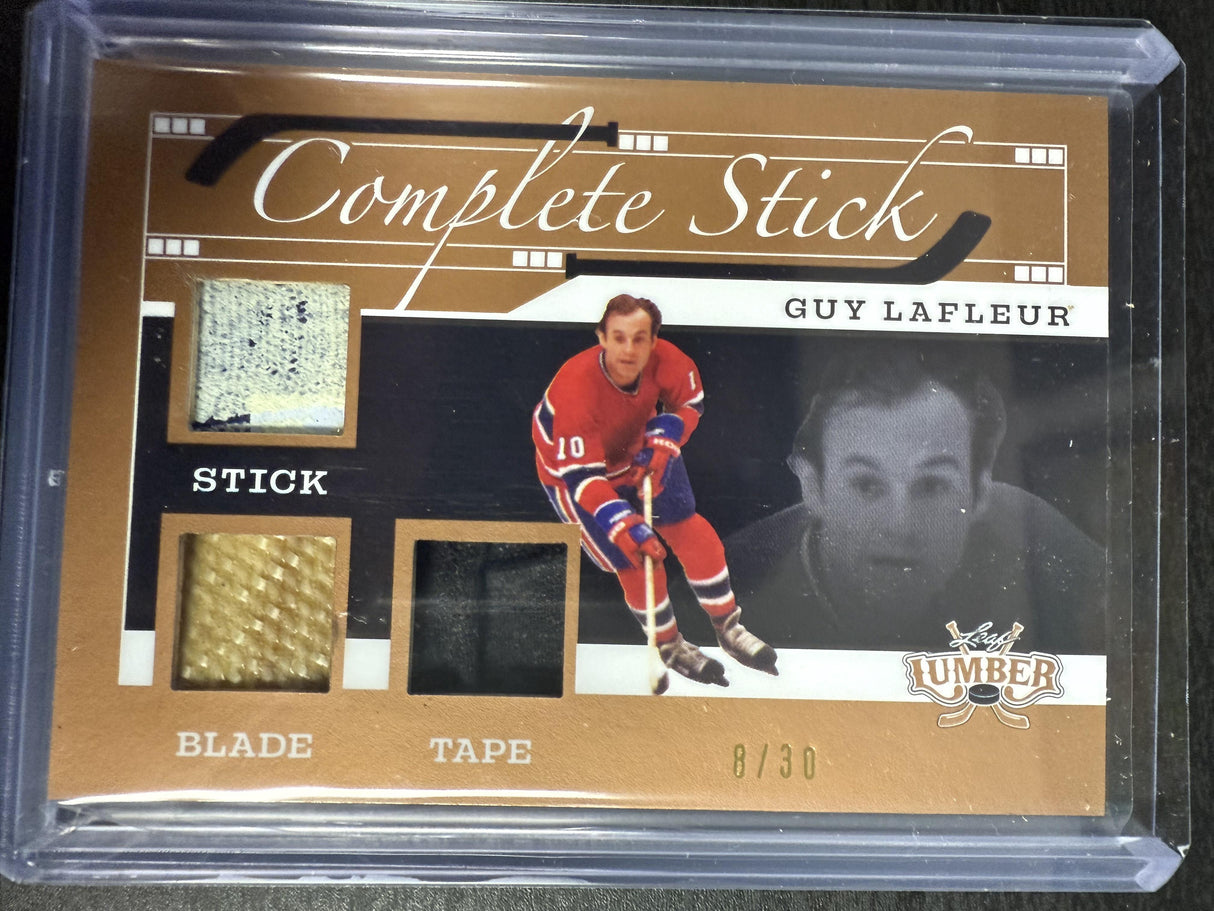 2021-22 Leaf Lumber - Complete Stick Bronze #CS-GL1 Guy Lafleur #/30