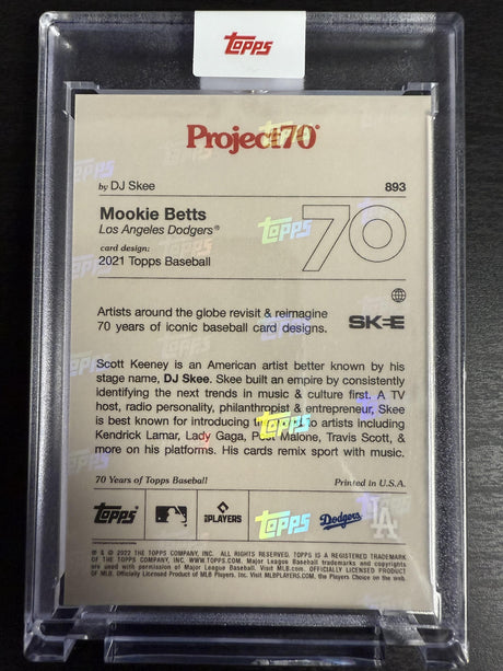 2021-22 Topps Project70 #893 Mookie Betts