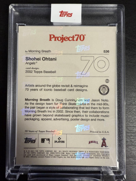 2021-22 Topps Project70 #536 Shohei Ohtani