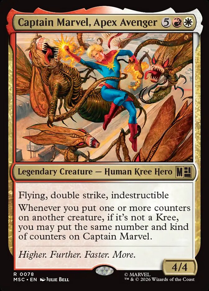 Captain Marvel, Apex Avenger (78) - Marvel Super Heroes Commander (MSC)