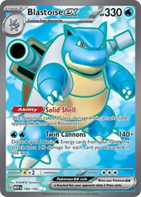 Blastoise ex (184) - SV: Scarlet & Violet 151 (MEW)