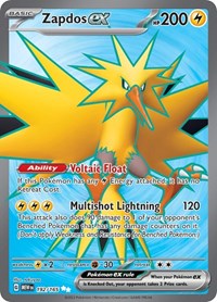 Zapdos ex (192) - SV: Scarlet & Violet 151 (MEW)
