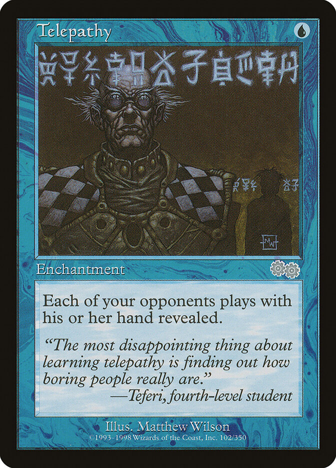 Telepathy (102) - Urza's Saga (USG)