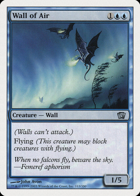 Wall of Air (113) - Eighth Edition (8ED)