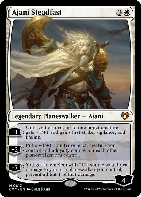 Ajani Steadfast (813) - Commander Masters (CMM)