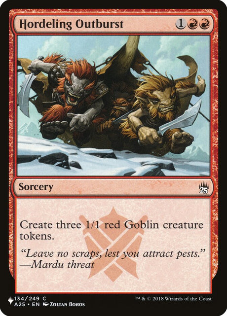 Hordeling Outburst (A25-134) - The List (PLST)