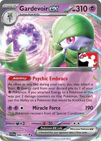 Gardevoir ex (86) - Prize Pack Series Cards