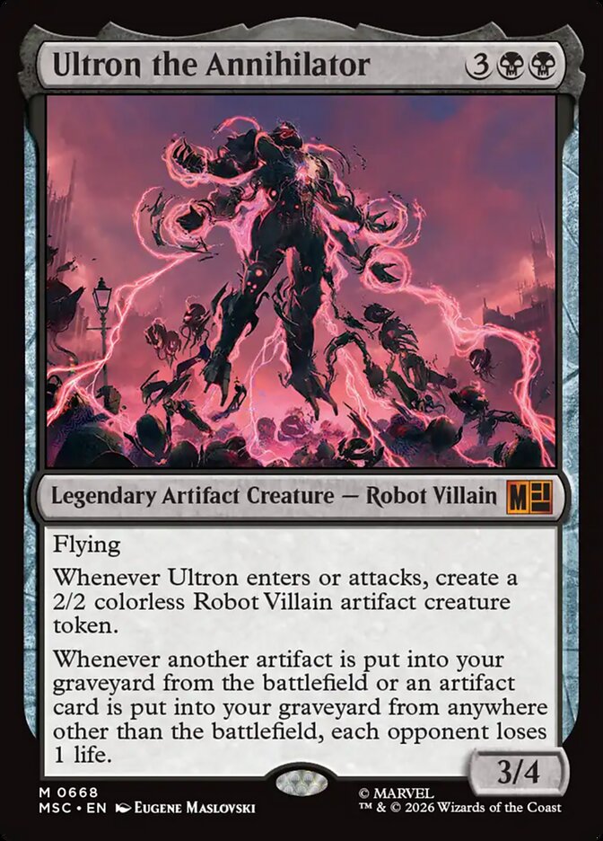 Ultron the Annihilator (668) - Marvel Super Heroes Commander (MSC)