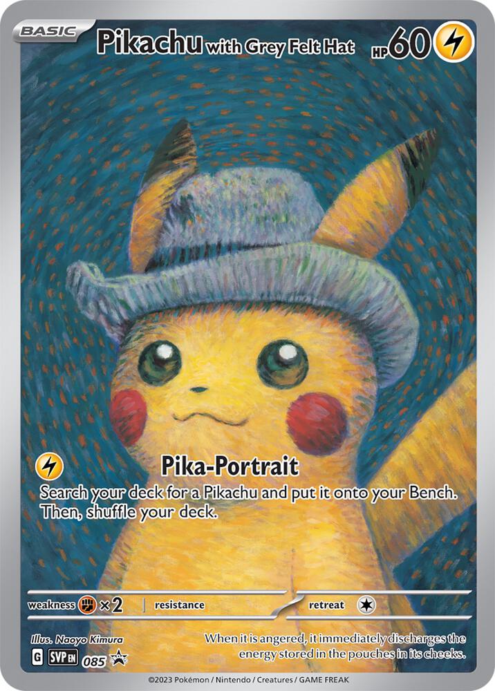 Pikachu with Grey Felt Hat - SV: Scarlet & Violet Promo Cards (SVP)