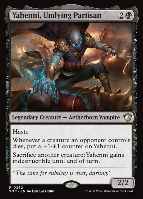 Yahenni, Undying Partisan (232) - Secrets of Strixhaven Commander (SOC)