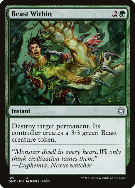 Beast Within (129) - Dominaria United Commander (DMC)