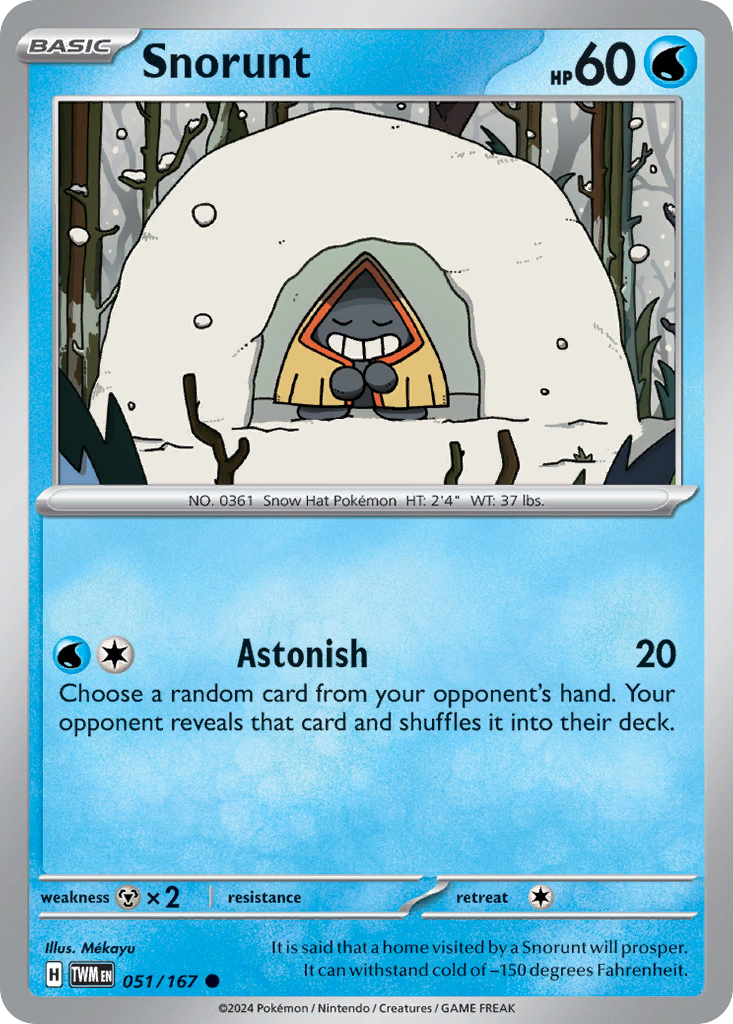 Snorunt (51/167) - Twilight Masquerade (TWM)