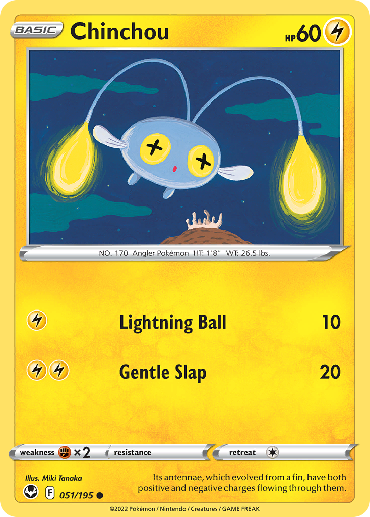Chinchou (51/195) - Silver Tempest (SIT)