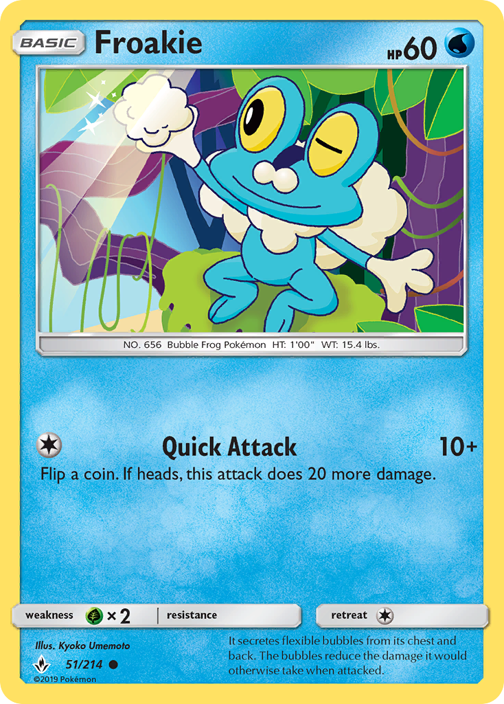 Froakie (51/214) - [Reverse Holo] Unbroken Bonds (UNB)