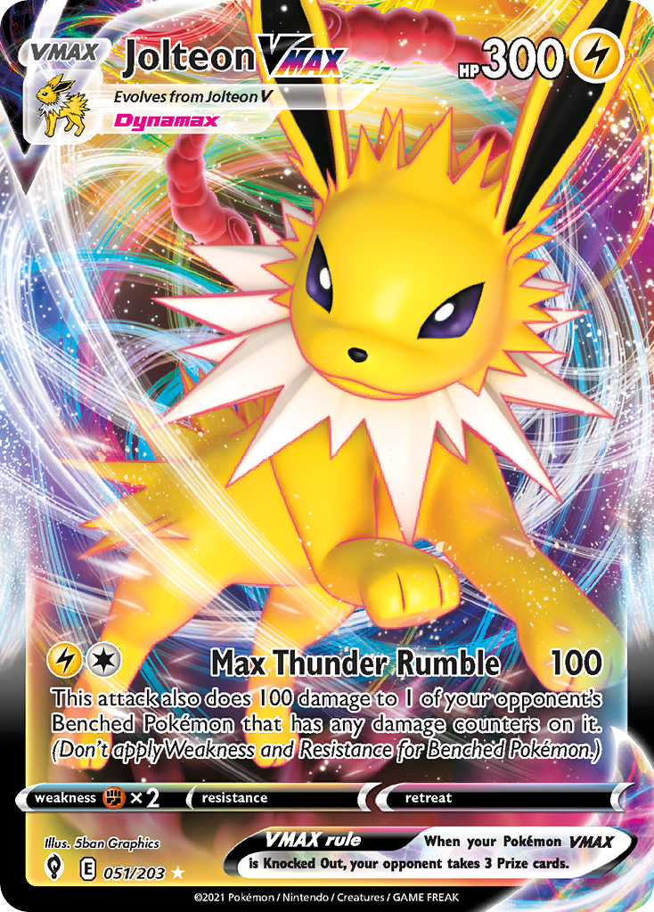 Jolteon VMAX (51/203) - [Holo Foil] Evolving Skies (EVS)