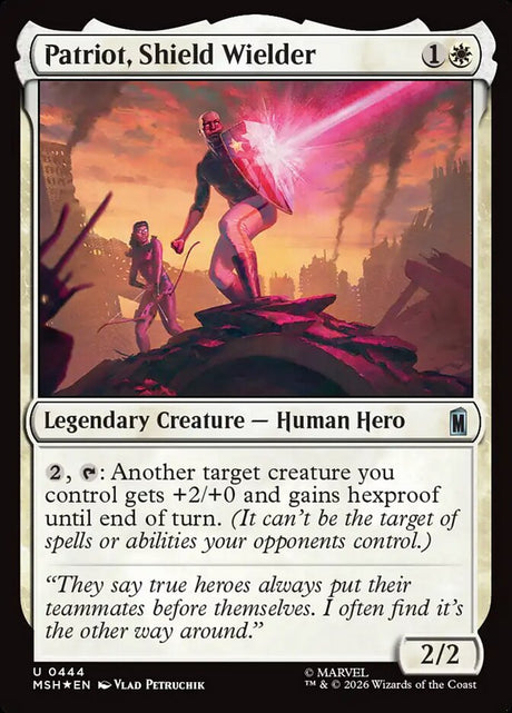 Patriot, Shield Wielder (444) - Marvel Super Heroes (MSH)