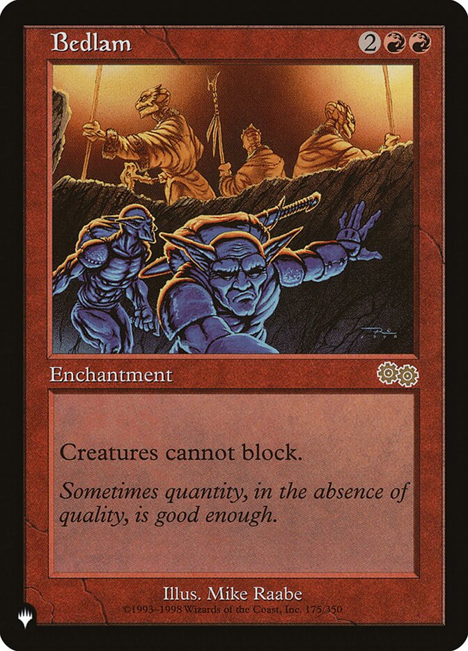 Bedlam (USG-175) - The List (PLST)